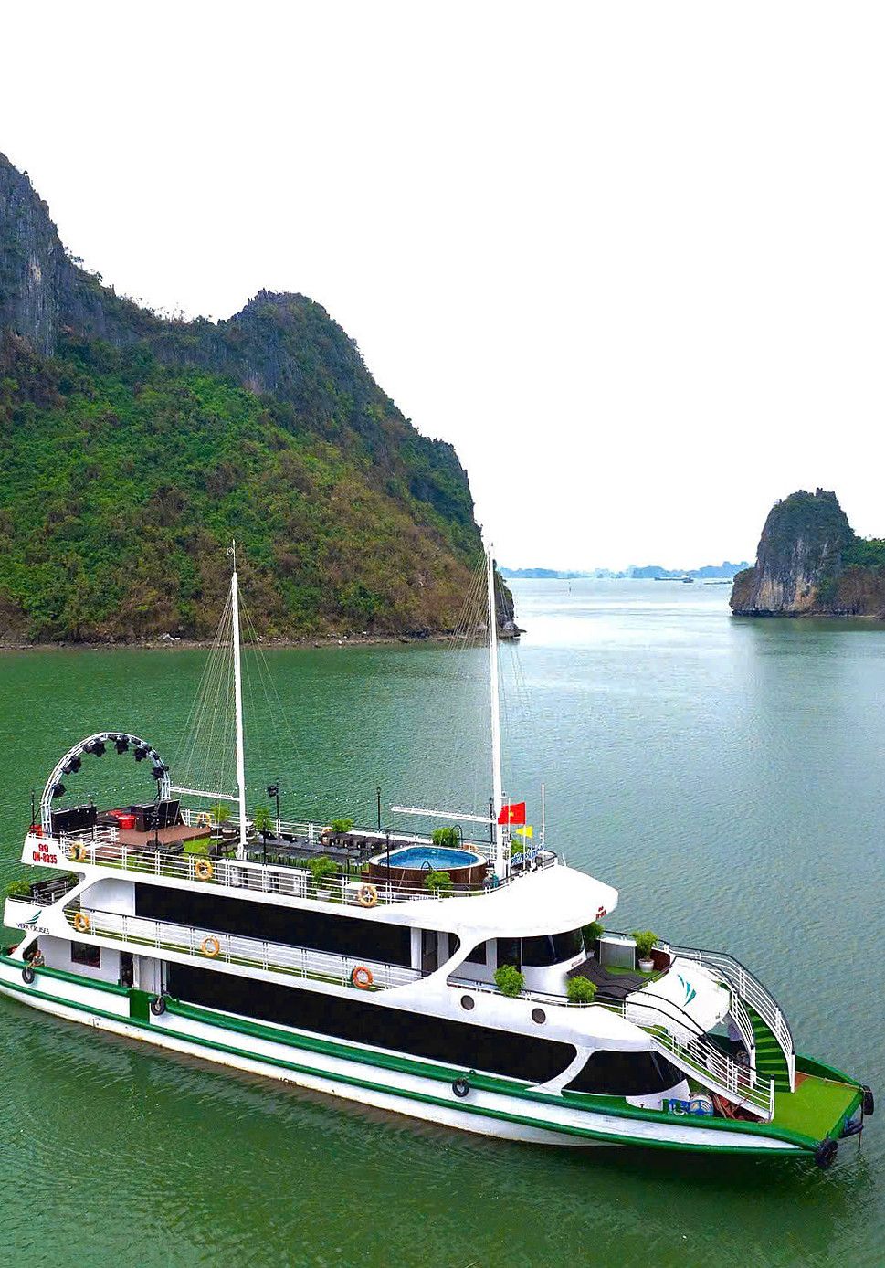 Emerald waters of Ha Long Bay