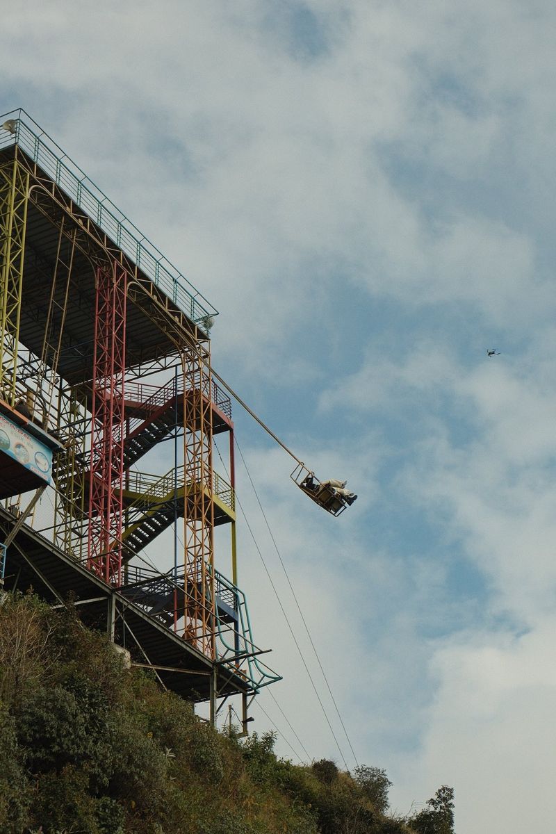 The Ham Rong swing ride high above Sapa