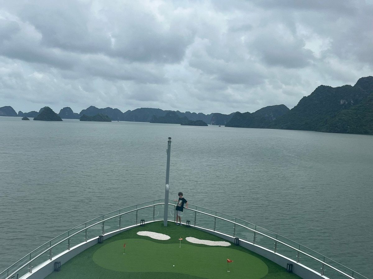 Iconic limestone islands of Ha Long Bay