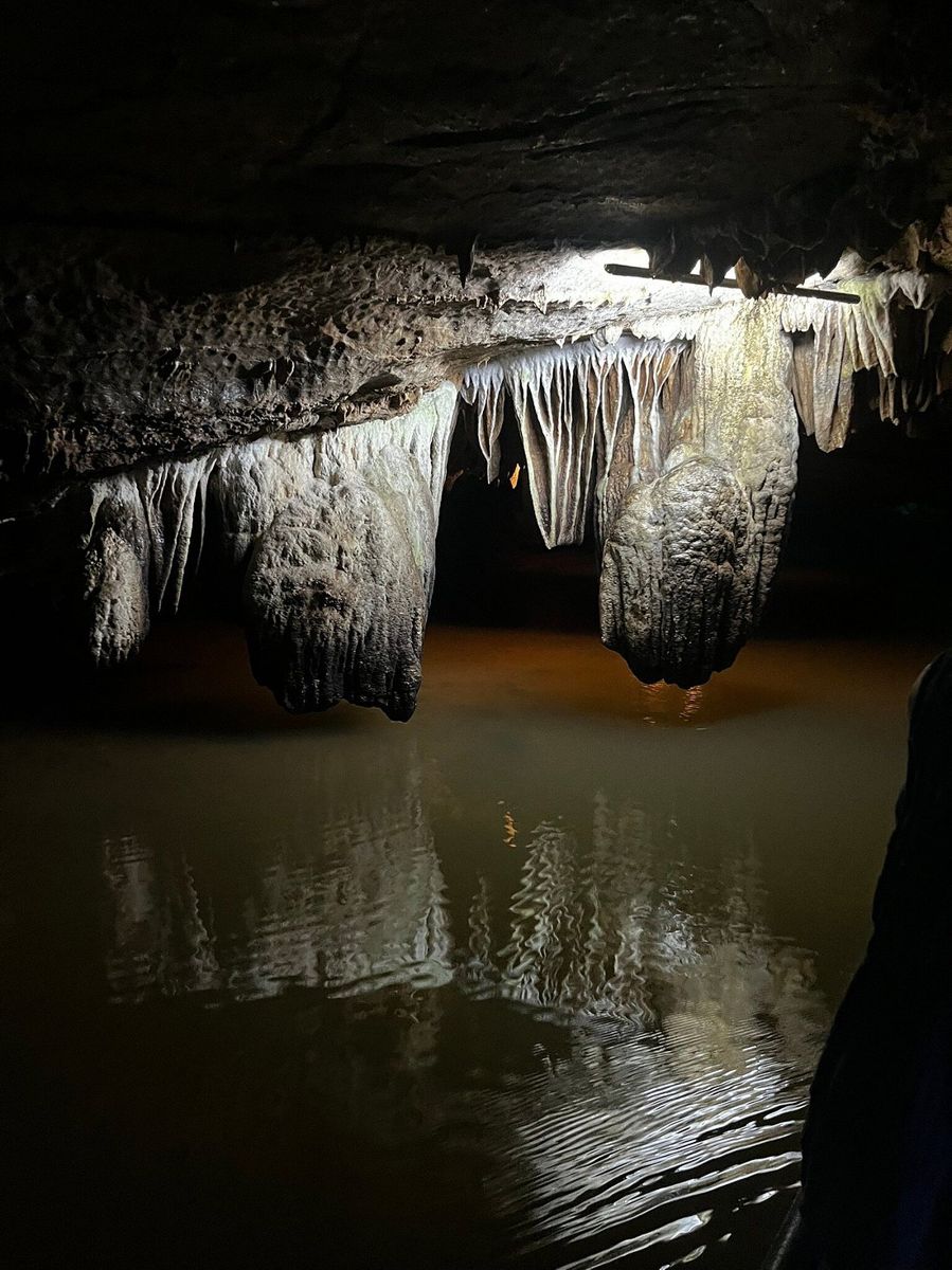 Inside a Trang An river cave
