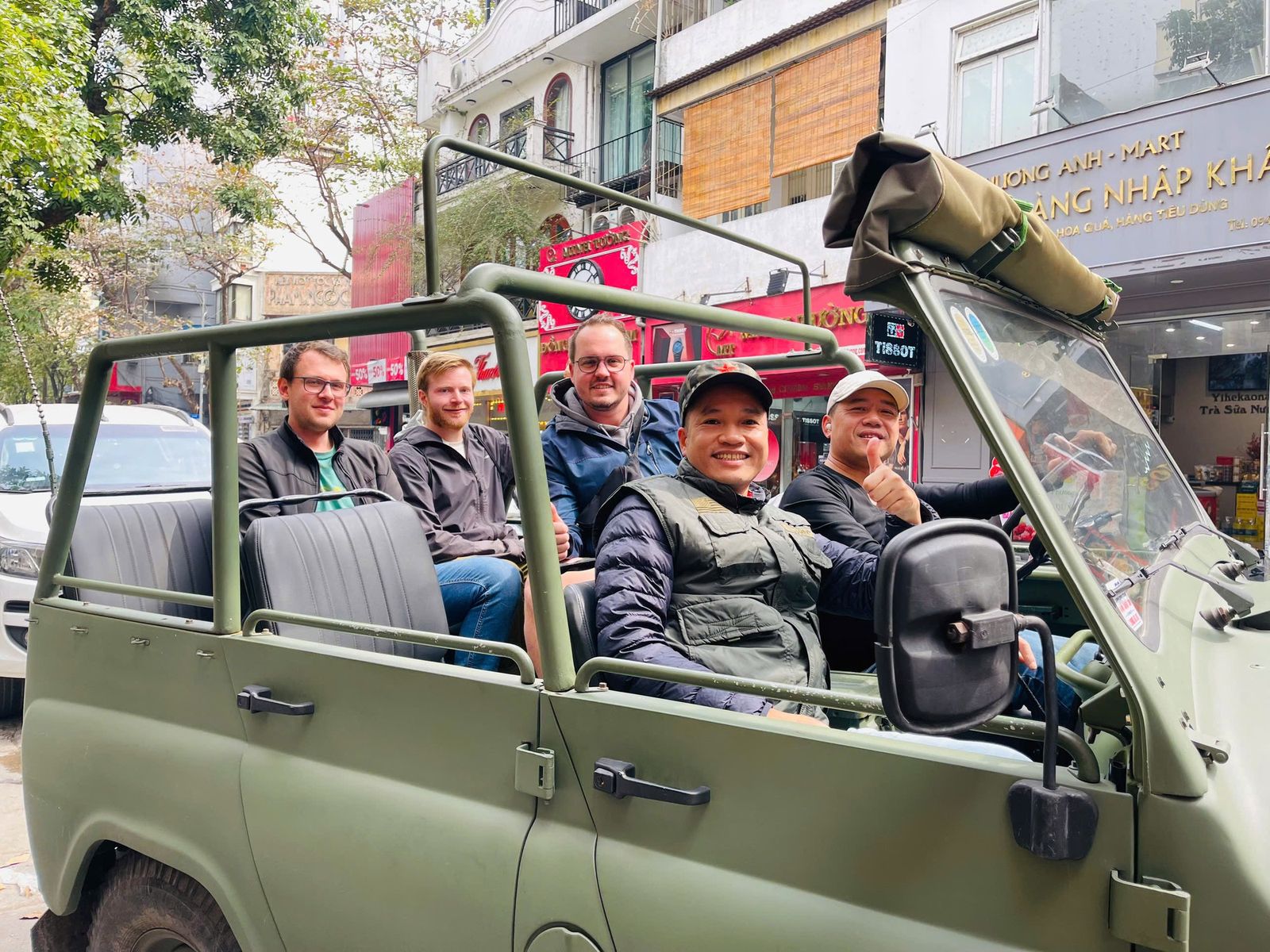 Vintage army jeep, Hanoi
